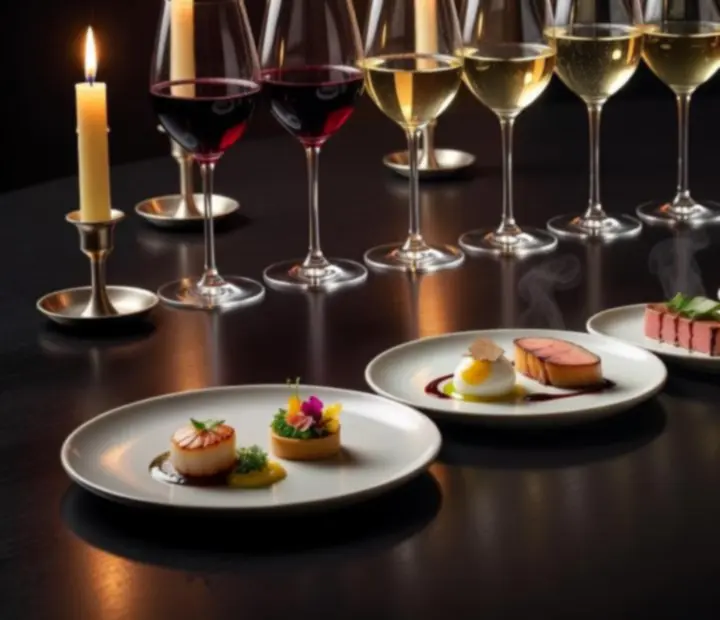 Degustační menu servírované v několika chodech